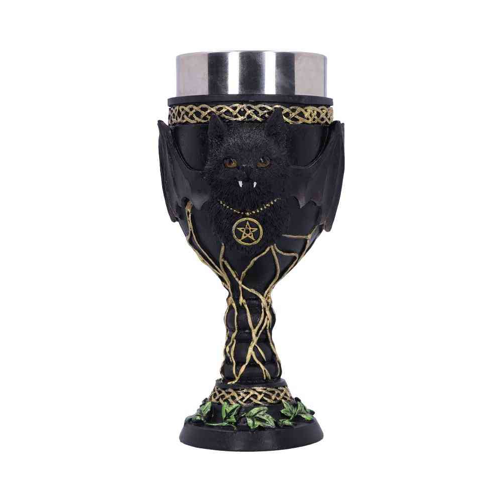 Nemesis Now - Feline Fang Goblet 17.3cm Kelch - Mehrfarben